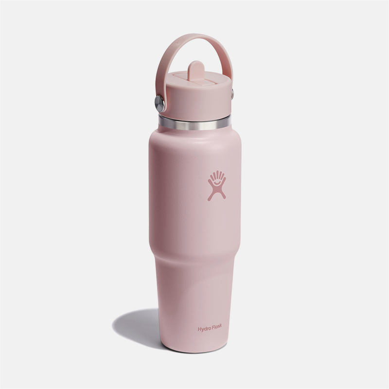 32 oz Wide Mouth Travel Bottle with Flex Straw Cap בקבוק פיה נפתחת image number null